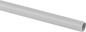 Труба ПВХ гладкая жесткая ЭРА TRUB-25-2-PVC 2х метровая легкая серая d 25мм 74м Б0037547