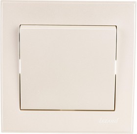 Выключатель RAIN жемчужно-белый металлик 703-3030-100