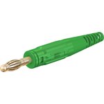 4 mm plug, screw connection, 2.5 mm², green, 64.9195-25