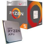 Центральный Процессор AMD RYZEN 7 5700G BOX (Cezanne, 7nm, C8/T16/GPU8 ...