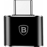 Переходник Baseus Adapter USB-C to USB Black (CATOTG-01)