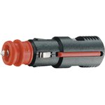 67714000, Разъем Питания DC, CarLighter, 12-24V, With 8A Fuse, With Maze-Like Strain Relief, Штекер, 8 А