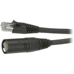 NEPK-ES-EF-3, Patch Cable, RJ45 Plug - RJ45 Plug, CAT5e, Shielded, 3m, Black