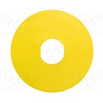 ZBY8101, Switch Hardware 90MM CIRC LGND, YLLW NO MARKING