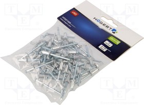 HT2C168, Rivet; aluminium; Rivet diam: 4.8mm; L.rivet: 10mm; 50pcs.