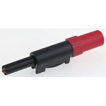 931825101, Red Male Banana Plug, 4 mm Connector, Screw Termination, 16A, 60V dc ...