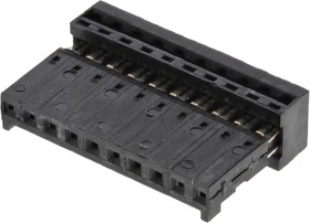 Фото 1/2 661010152023, 10-Way IDC Connector Socket for Cable Mount, 1-Row