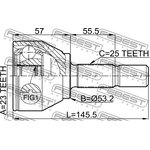 2110-FOC, 2110-FOC_ШРУС наружный к-кт!\ Ford Focus all 98