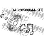 DAC28580044-KIT, Подшипник ступичный задний ремкомплект 28x58x44