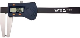 YT-72093, Штангенциркуль электронный (цифровой) для тормозных дисков, 180 мм, точность - 0.03 мм, 0-70 мм, щек