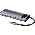 USB-хаб Baseus Metal Gleam Gray (CAHUB-CX0G)