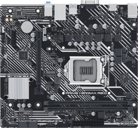 Фото 1/10 Материнская плата Asus PRIME H510M-K R2.0 Soc-1200 Intel H470 2xDDR4 mATX AC`97 8ch(7.1) GbLAN+VGA+HDMI