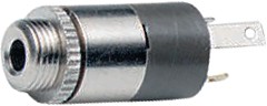 RM-603M, Jack Panel Socket, Straight, 2.5 mm, 3 Poles