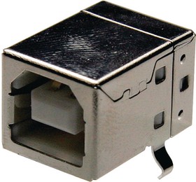 61400416121, USB Connector, USB-B 2.0 Receptacle, Right Angle, 8 Poles