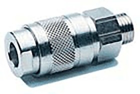 Фото 1/3 Brass Female Quick Air Coupling, G 3/8 Male Threaded