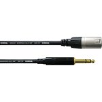 CFM1.5MV, Audio Cable, Stereo, 6.35 mm Jack Plug - XLR 3-Pin Plug, 1.5m