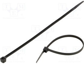TOOCB020004801, Cable tie; L: 200mm; W: 4.8mm; polyamide; 220N; black; 100pcs.