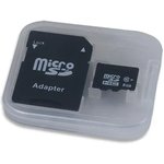 240-075, Memory Cards 3.3V 8GB microSD WITH ADAPTER
