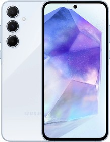 Смартфон Samsung SM-A556E Galaxy A55 5G 128Gb 8Gb голубой моноблок 3G 4G 2Sim 6.6" 1080x2340 Android 14 50Mpix 802.11 a/b/g/n/ac/ax NFC GPS | купить в розницу и оптом