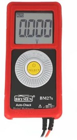 BM27, Цифровой мультиметр, LCD (6000), ВDC: 6/60/600В, ВAC: 6/60/600В