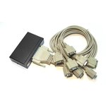 Фото 4/4 USB2-8COM-M CBL, 8-портовый преобразователь USB в RS-232 (разъём DB62), крепление на DIN-рейку