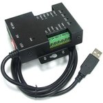 USB-4485-M, 4-портовый преобразователь USB в RS-485 с выходом питания ...