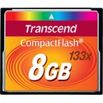 TS8GCF133, Флеш-накопитель Transcend Карта памяти 8GB CompactFlash 133X