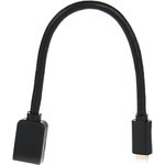 CU409, VCOM USB 2.0 Type-C (m) - USB 3.2 Type-AF 0.2м, Кабель-адаптер