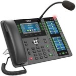 Телефон IP Fanvil X210i 20 линий, внешний микрофон, цветной экран 4.3" + два доп. цветных экрана 3.5", HD, Opus, 10/100/1000 Мбит/