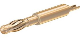 22.1011, Laboratory plug, Gold-Plated, 30V, 19A