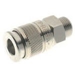Brass Female Quick Air Coupling, G 1/2 Male Threaded