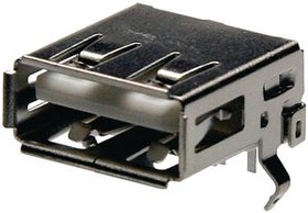 61400416021, USB Connector, Receptacle, USB-A 2.0, Right Angle, Positions - 4
