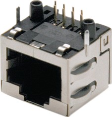 SS60300-002, Modular Jack, RJ45, CAT6a, 8 Positions, 8 Contacts, Shielded