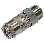 Brass Female Quick Air Coupling, G 1/8 Male Threaded