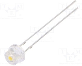 OSM2DK56A1A-MN, LED; 4.8mm; white warm; 1560?2180mcd; 100°; Front: convex; 2.9?3.6V