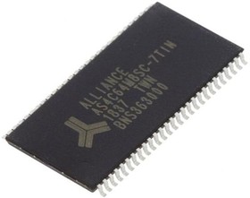 Фото 1/3 AS4C64M8SC-7TIN, IC: DRAM memory; 64Mx8bit; 3.3V; 133MHz; TSOP54 II; -40?85°C