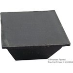 F-3581, Enclosures, Boxes, & Cases Rubber Feet, Square 0.5 x 0.21" High