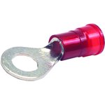 CRS-ZY-0831, TERMINAL, RING TONGUE, 5/16IN, CRIMP RED