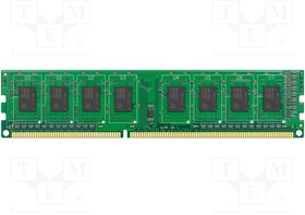 GR3D4G160S8L, DRAM memory; DDR3 DIMM; 4GB; 1600MHz; 1.35?1.5VDC; industrial