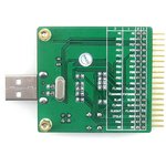 Фото 4/5 CY7C68013A USB Board (type A), Высокоскоростной USB модуль со встроенным 8051 ядром, разъемом USB-A