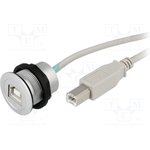 09454521912, USB Cables / IEEE 1394 Cables HAR-PORT USB 2.0 B-B PFT 1,5M CABLE