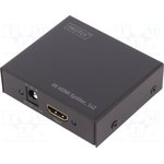 DS-46304, Разветвитель HDCP 1.3 Цвет черный Вх гнездо HDMI 4096x2..60px