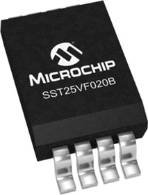 Фото 1/2 2Mbit SPI Flash Memory 8-Pin SOIC, SST25VF020B-80-4C-SAE