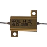 330Ω 15W Wire Wound Chassis Mount Resistor HS15 330R J ±5%
