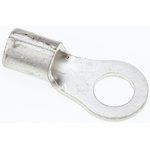 5.5-5, R Uninsulated Ring Terminal, 5mm Stud Size, 2.6mm² to 6.6mm² Wire Size