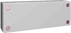 1589000, KX Series Light Grey Sheet Steel Enclosure, IP66, IK08, Light Grey Lid, 120 x 400 x 150mm