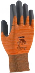 60054, Orange Elastane, Polyamide Damp Environment Work Gloves, Size 12, XL, Aqua-Polymer Foam Coating