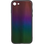 Чехол "LP" для iPhone SE 2/8/7 "Rainbow Glass Case" (золотой градиент/коробка)