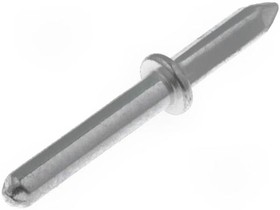 Фото 1/2 Plug pin 1.3 mm for PCBs, 13.5 mm long, tin-plated