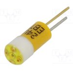 15010352, Индикат.лампа: LED; BI-PIN; желтый; пластик; 24ВDC; Выводы: 2pin